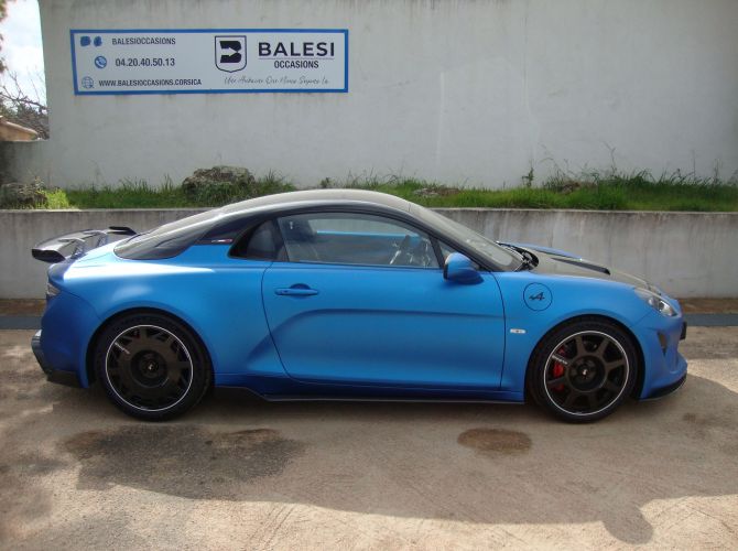 ALPINE A110R BLEU RACING MAT 