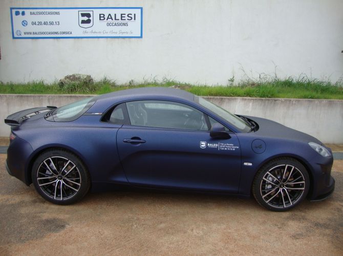 ALPINE A 110 S AERO BLEU TEMPETE MAT 